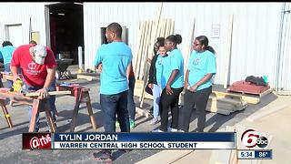 Teens work on UIndy campus