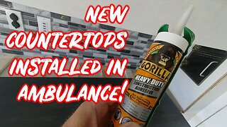 Installing the Ambulance Countertops | Getting Ready for Full Time Ambulance Conversion Life