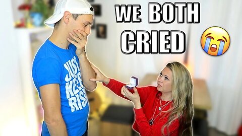 She PROPOSED after 10 YEARS *emotional
