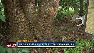 Thieves distract homeowners & burglarize home
