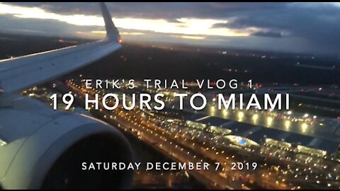 Flight Review Video 1: Last Flights Before COVID-19 - Home to Miami! (12/2019)