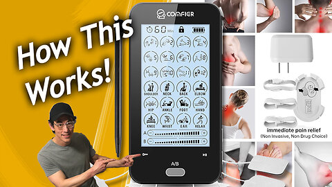 Comfier TENS EMS Massager, How it Works Demonstration, Product Links