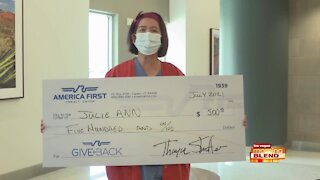 AFCU 'Give Back' Winner For July