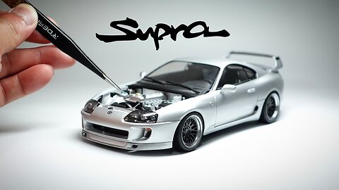 BUILDING A TOYOTA SUPRA REPLICA MODEL CAR | 1/24 Scale Tamiya