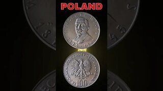 Poland 100 zlotych 1984.#shorts #coinnotesz