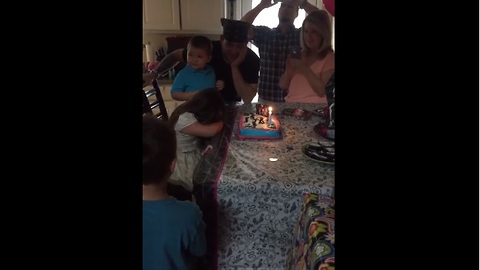 Birthday girl throws tantrum during 'Happy Birthday' song