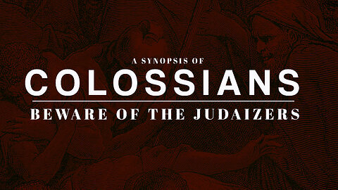 Colossians Beware of the Judaizers - Pastor Bruce Mejia