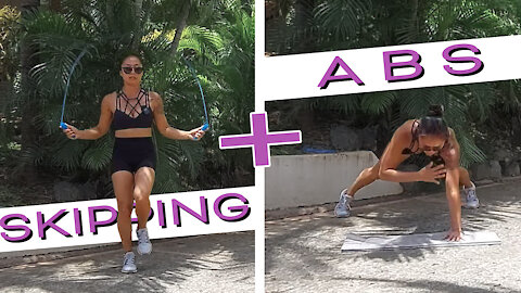 TRY THIS WORKOUT 🙌 Skipping + Abs For Conditioning & Strength 🤑