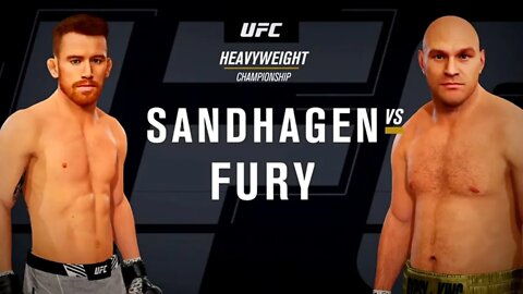 EA Sports UFC 4 Gameplay Tyson Fury vs Cory Sandhagen