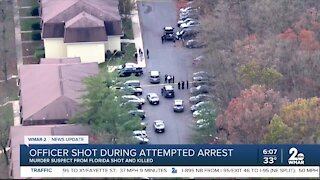 Officer shot during attempted arrest
