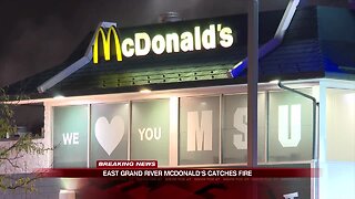 Fire closes MSU McDonalds