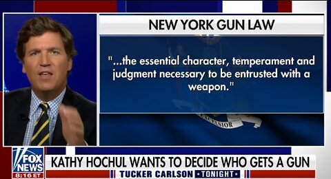 NY Gov Kathy Hochul - personally decides who gets guns in New York