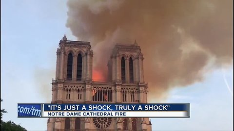 Paris vacationers react to devastating Notre Dame Cathedral fire