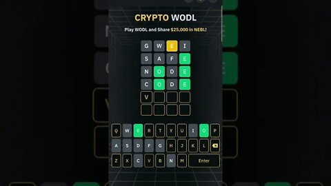 New Binance Crypto Wodl complete answers | Play crypto wodl share $25000 In Nebl rewards?