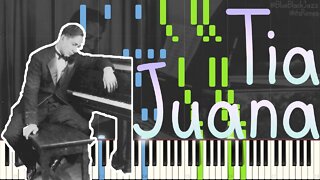 Jelly Roll Morton - Tia Juana 1924 (Classic Latin Jazz / Ragtime Piano Synthesia) by @BlueBlackJazz