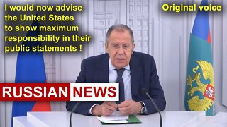 Will there be a nuclear war?! Lavrov, Russia, Ukraine, United States. RU