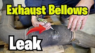 Semi Truck Exhaust Bellows Leak - How To Fix (International, Kenworth, Freightliner)