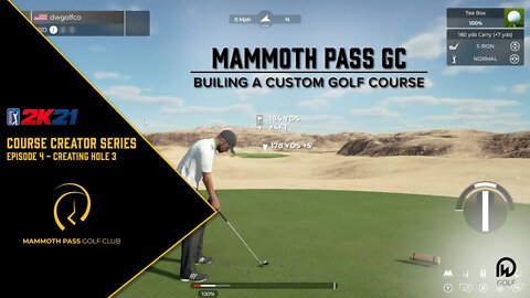 PGA Tour 2K21 Course Designer | Mammoth Pass - Hole 3 Design | DW Golf Co