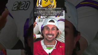 LSU Tigers Greatest College Football Team Ever #football #shorts