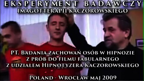 WPŁYW HIPNOZY NA ZACHOWANIE I MYŚLENIE OSÓB DOROSŁYCH - NAUKA LICZENIA - EKSPERYMENT/2009©TV IMAGO