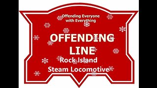 Rock Island Steam Locomotive in SNOW!
