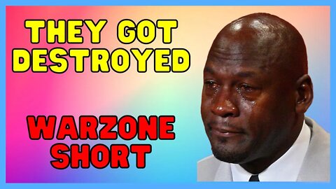 They Got Destroyed 😢 | Warzone Shorts #shorts