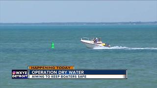 Operation Dry Water aims to keep boaters safe