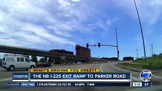 What's Driving You Crazy? The ramp from NB I-225 to SB Parker