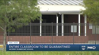 Entire classroom to be quarantined