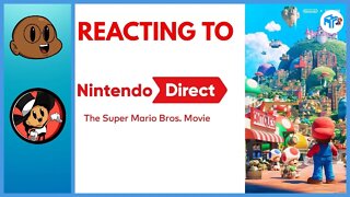 Reacting To Mario Bros Movie Direct!