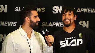 Power Slap 5 Post-Fight Interview Wesley "All The Smoke" Drain