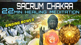 SACRAL Chakra 22min Singing Bowls Healing Meditation