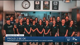 Proud 2 Be OK: Savoy Restaurant's Mystery Man Gives Employee's Hope
