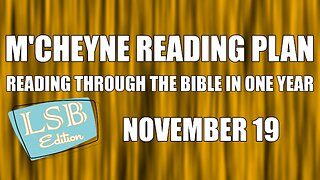 Day 323 - November 19 - Bible in a Year - LSB Edition