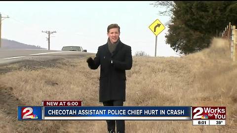 Checotah Assistant Police Chief Hurt in Crash