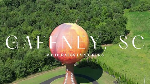 Gaffney Peach: A Sweet Aerial View of South Carolina's Iconic Water Tower #Peach #gaffney #SC