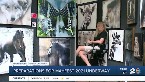 Preparations are underway for Mayfest as it returns to Tulsa