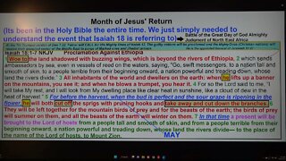 Month of Jesus' Return