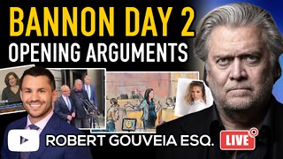 Bannon Trial Day 2: Opening Arguments and House Counsel Kristin Amerling