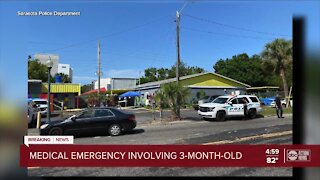Sarasota police investigate medical emergency involving 3-month-old boy