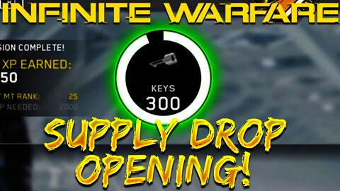 FIRST EVER 300 KEY SUPPLY DROP OPENING in INFINITE WARFARE!