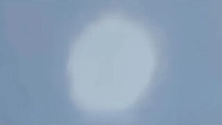 Large Sphere UFO Very Low Altitude