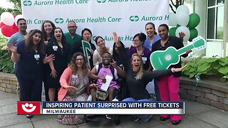 Paraplegic man surprised with Summerfest tickets