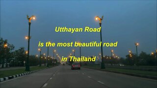 Utthayan Road is the most beautiful road in Thailand