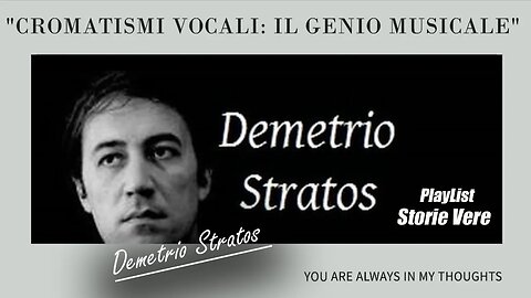 "Cromatismi Vocali: Il Genio Musicale di Demetrio Stratos" #CantanteInnovativo #VoceEstesa