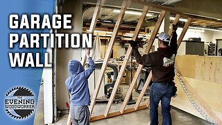 You Need a Partition Wall in Your Shop! | Evening Woodworker