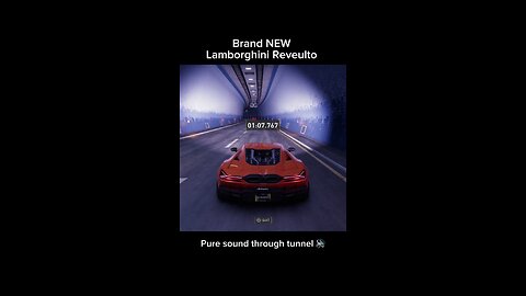 BRAND NEW LAMBORGHINI REVEULTO PURE SOUND THROUGH A TUNNEL