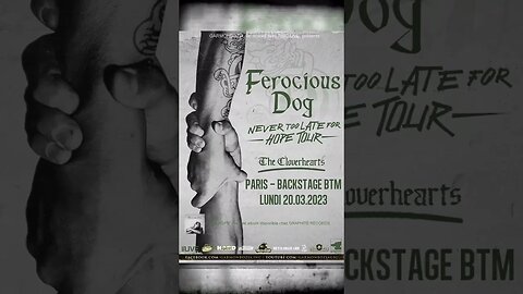 Paris, France with the mighty Ferocious Dog! 🇫🇷
