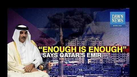 Qatar Emir Lashes Out At The World For Giving Israel A “Free License To Kill” | Dawn News English