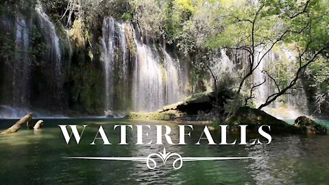 WATERFALLS - Calm Piano Music, Relax, Background Music, Instrumental Piano Music, Music to Study By